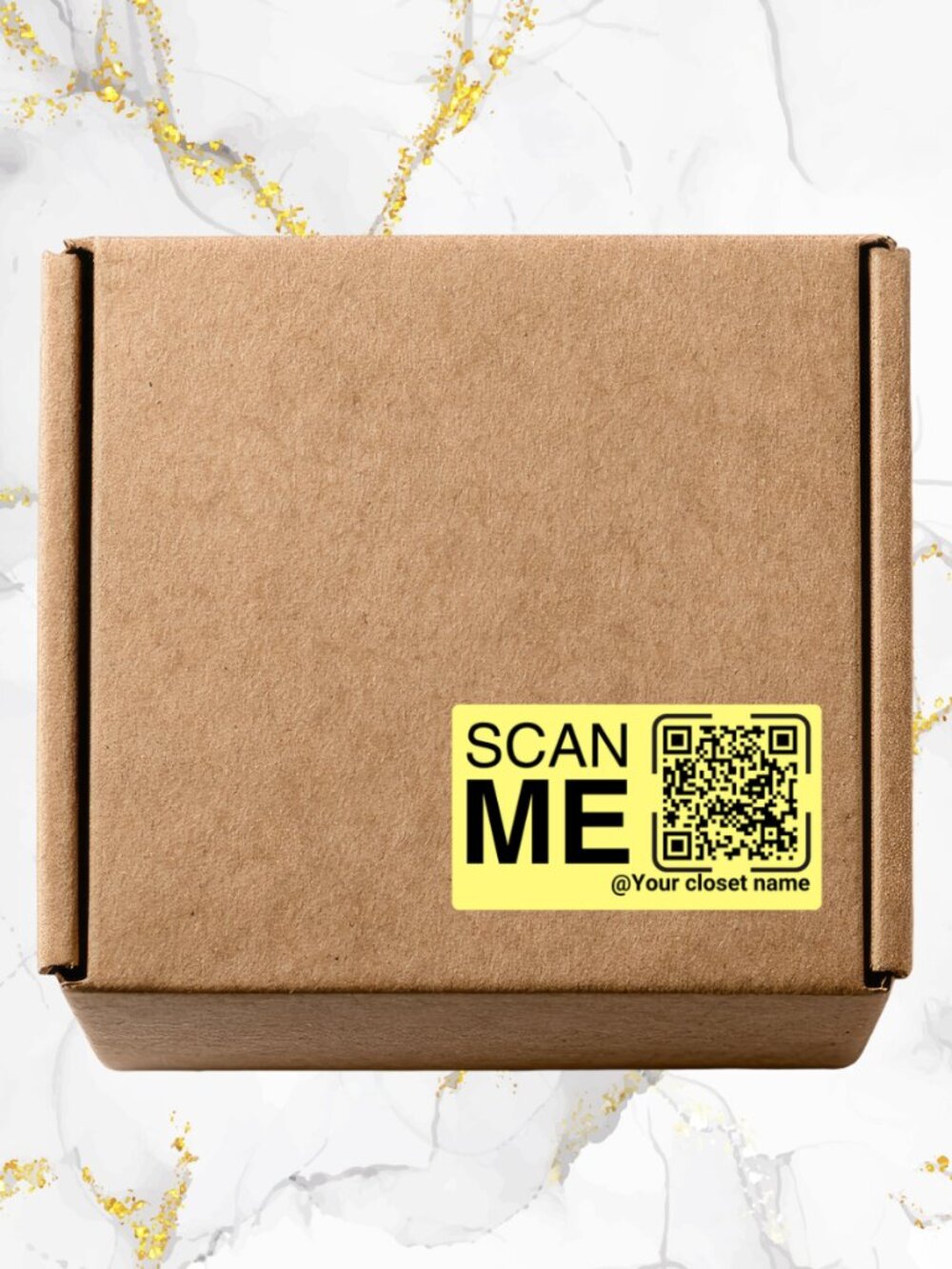 100 Thank you Stickers for Packaging Customizable QR | Small Business Labels - Picture 10 of 10